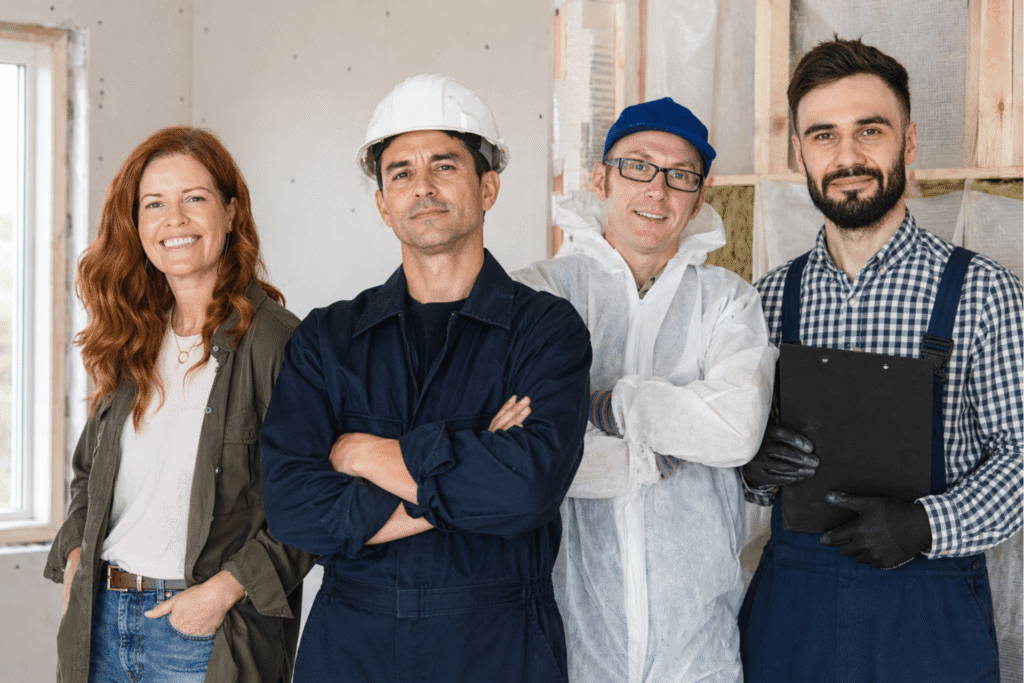 L'équipe de conseillers et artisans à votre disposition pour gérer votre projet d'isolation de A à Z