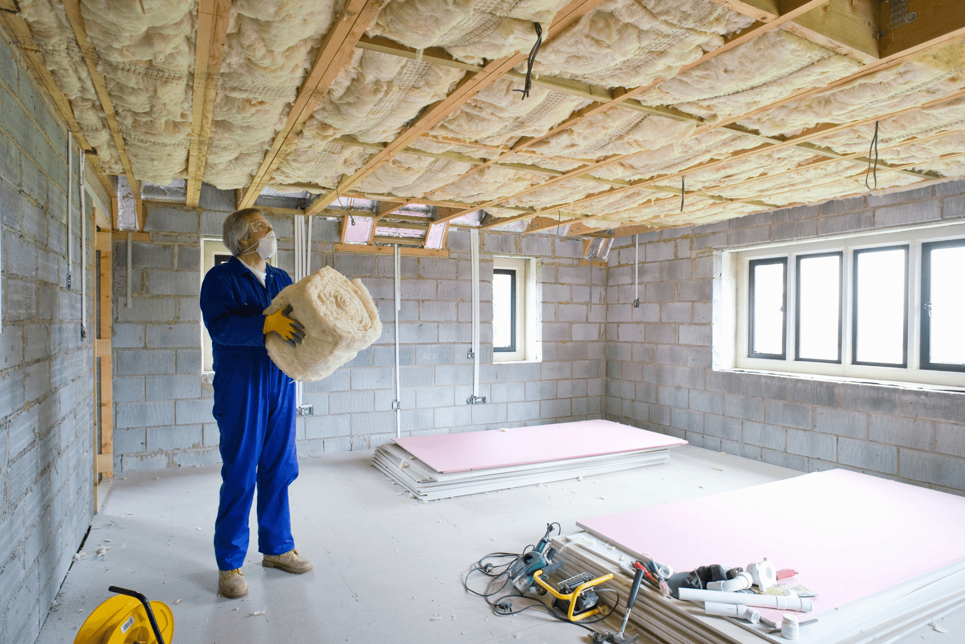 Isolation de plafond entre étages par artisan RGE à Lyon