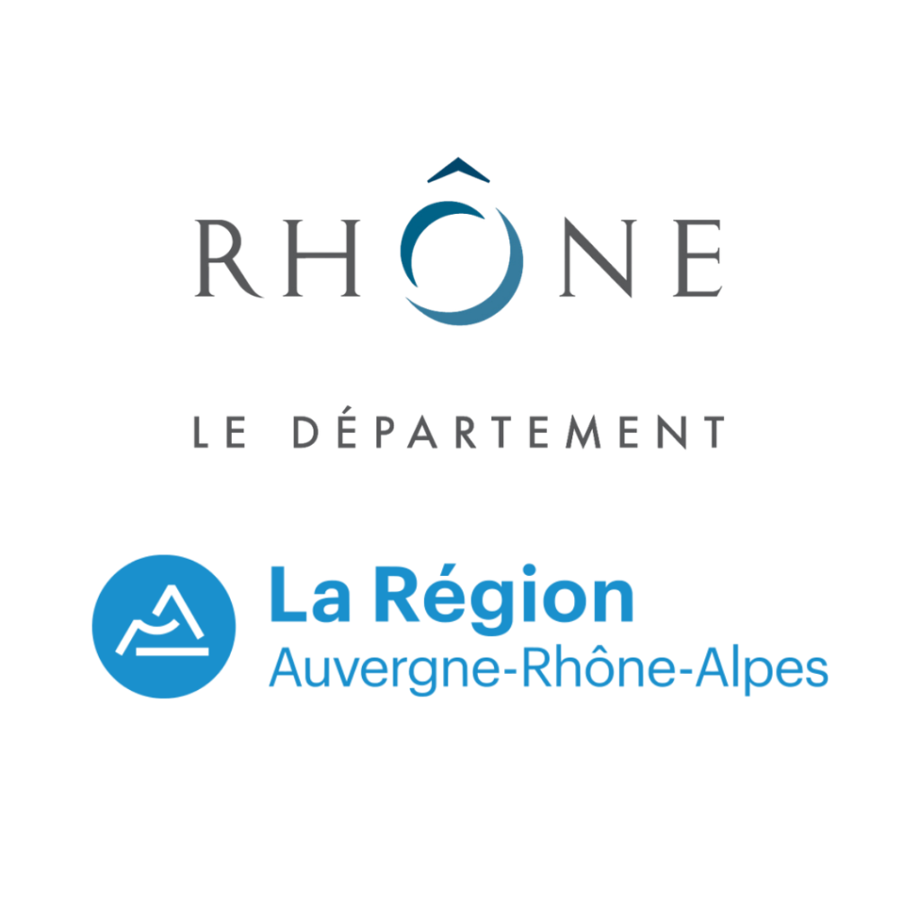 Logo Région Auvergne-Rhône-Alpes et Logo Département du Rhône 69
