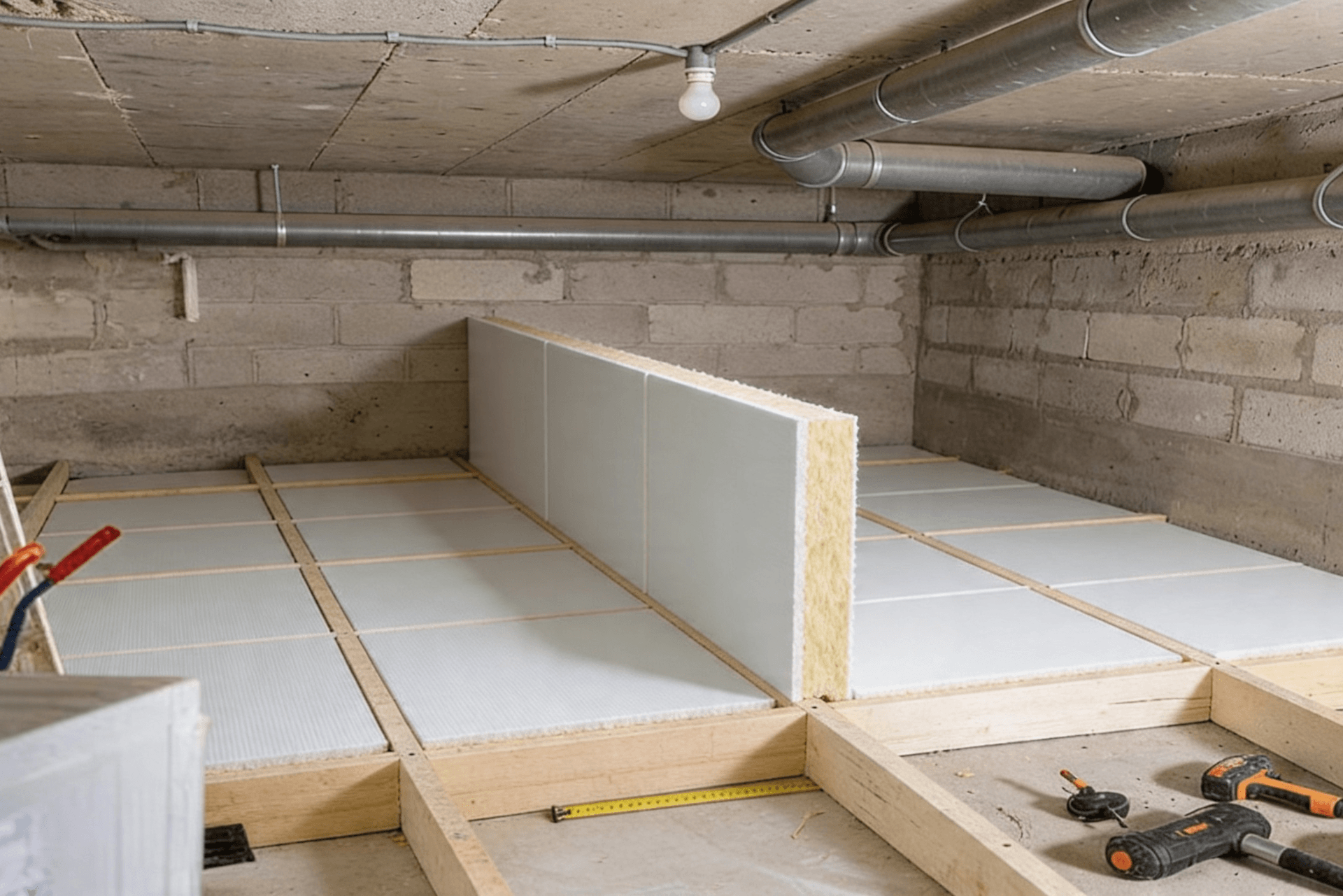 Isolation du plancher bas et vide sanitaire à Lyon — artisan RGE